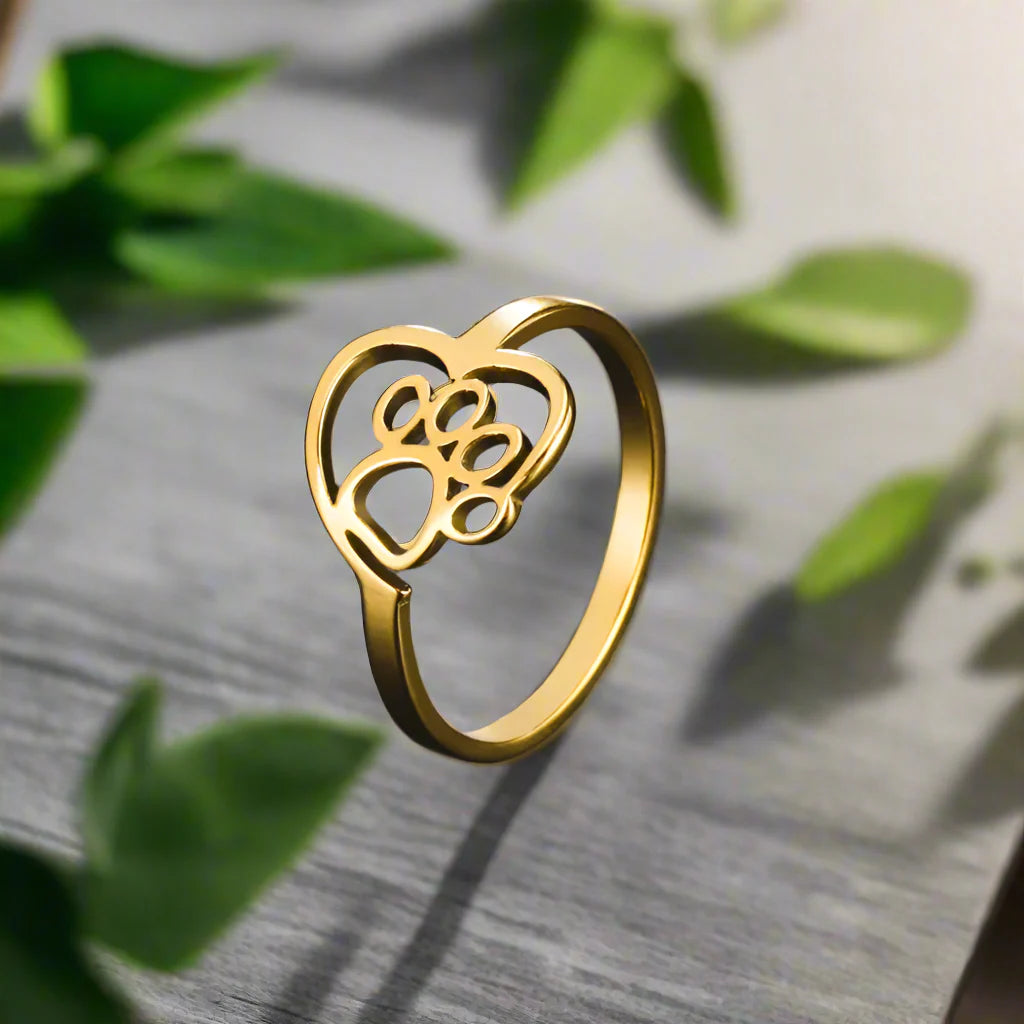 Lorisse | Stainless Paw Ring