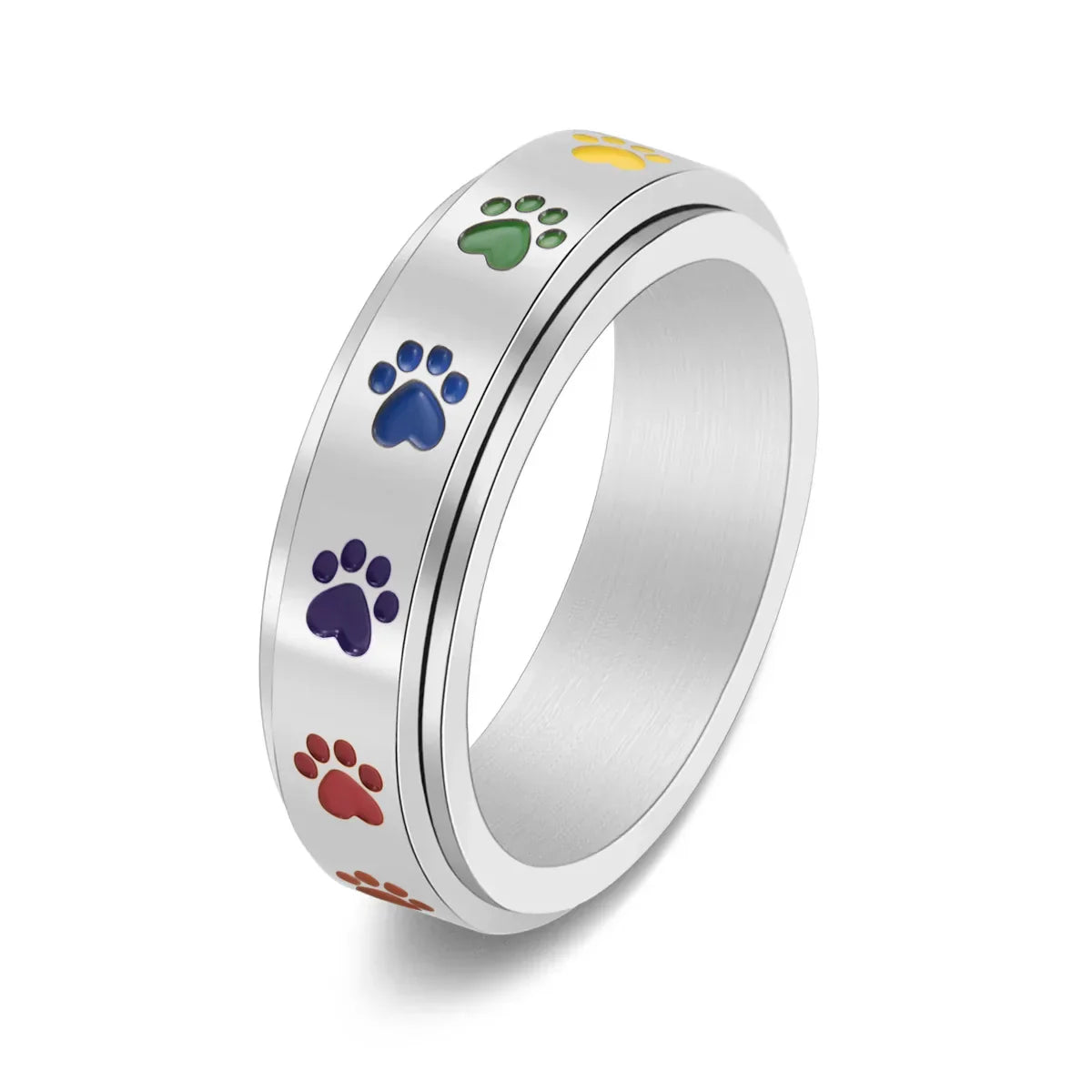 Lyrisse | Rainbow Paw Ring