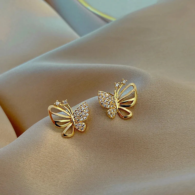 Corvina | Butterfly Zircon Earrings