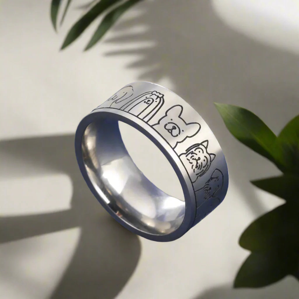 Evelora | Wide Dog Ring