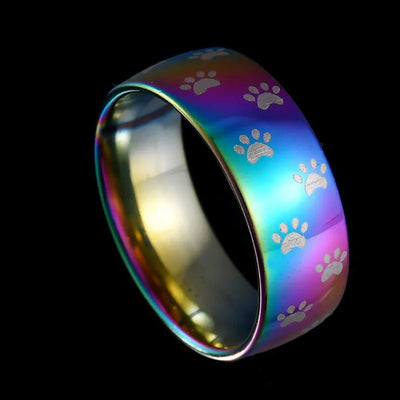 Alenya | Rainbow Paw Ring