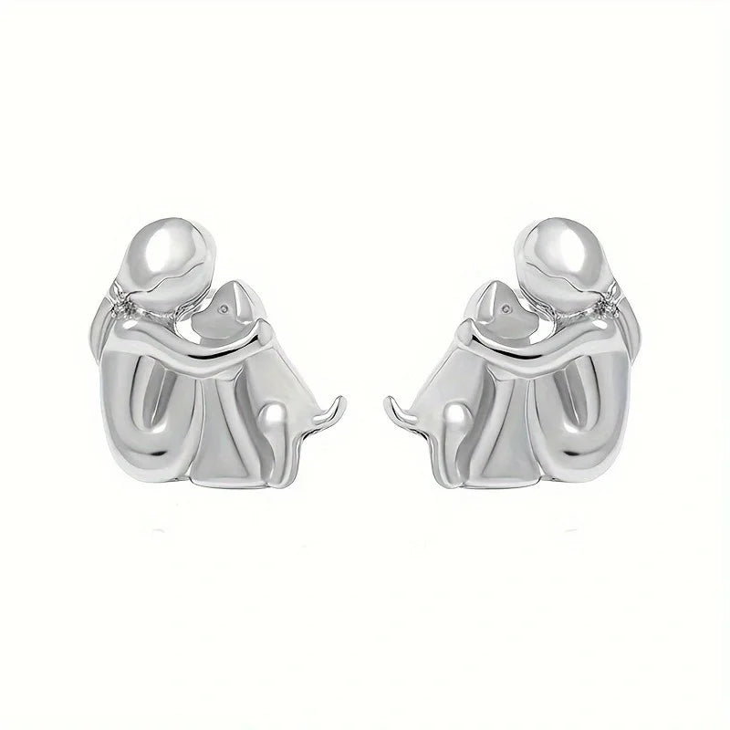 Clarisse | Gold Dog Lover Earrings