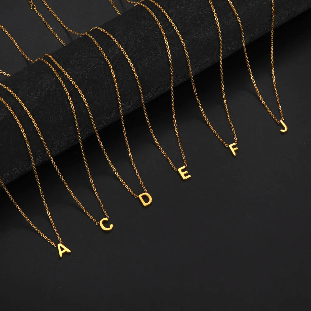Julenne | Alphabet Pendant Necklace