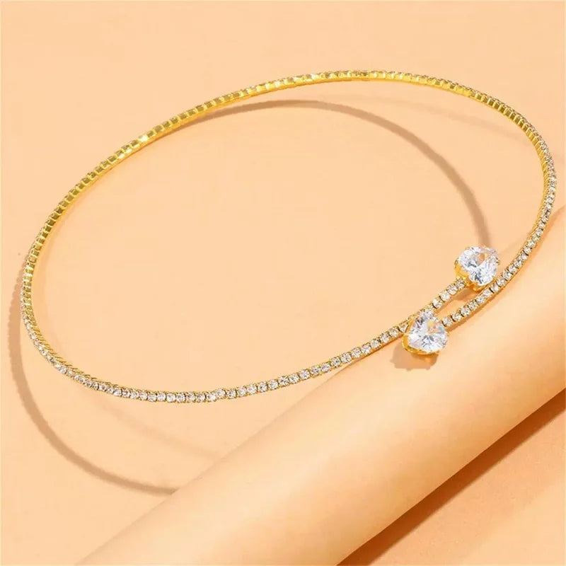 Sylphine | Heart Choker Necklace