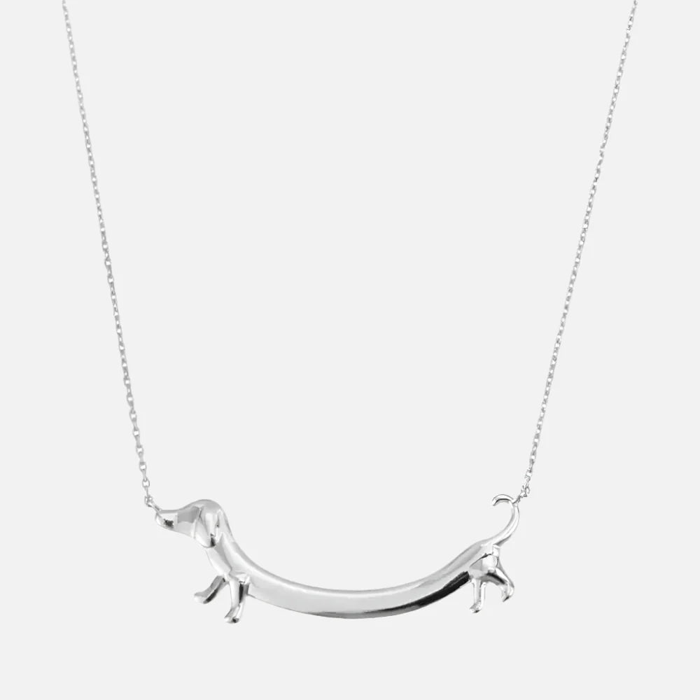 Veyra | Gold Dachshund Necklace