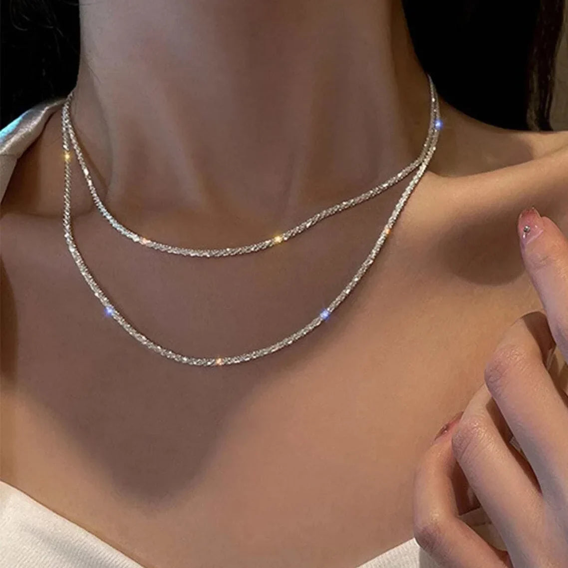 Clarette | Crystal Layer Necklace