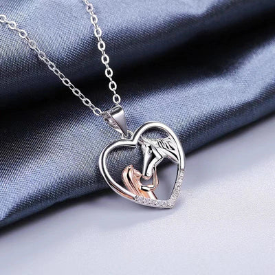 Mariette | Heart Horse Necklace