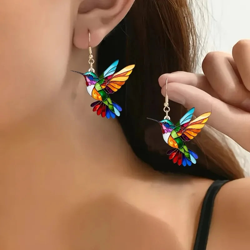 Vivara | Hummingbird Statement Earrings