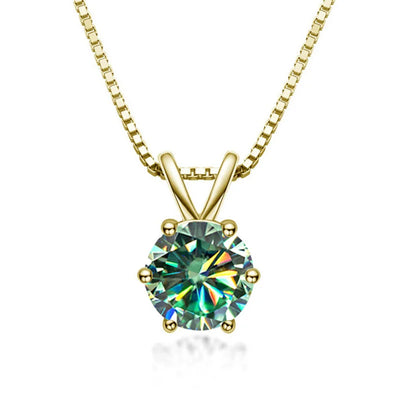Meliora | Moissanite Solitaire Necklace