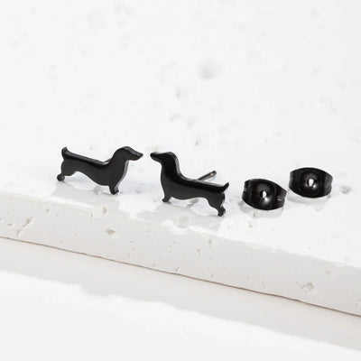 Ardelle | Dachshund Stud Earrings