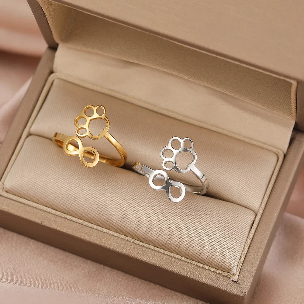Leontine | Infinity Paw Ring