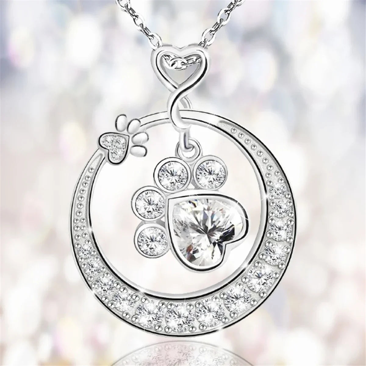 Orlissa | Heart Paw Necklace