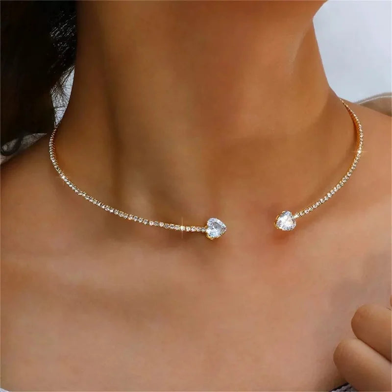 Sylphine | Heart Choker Necklace