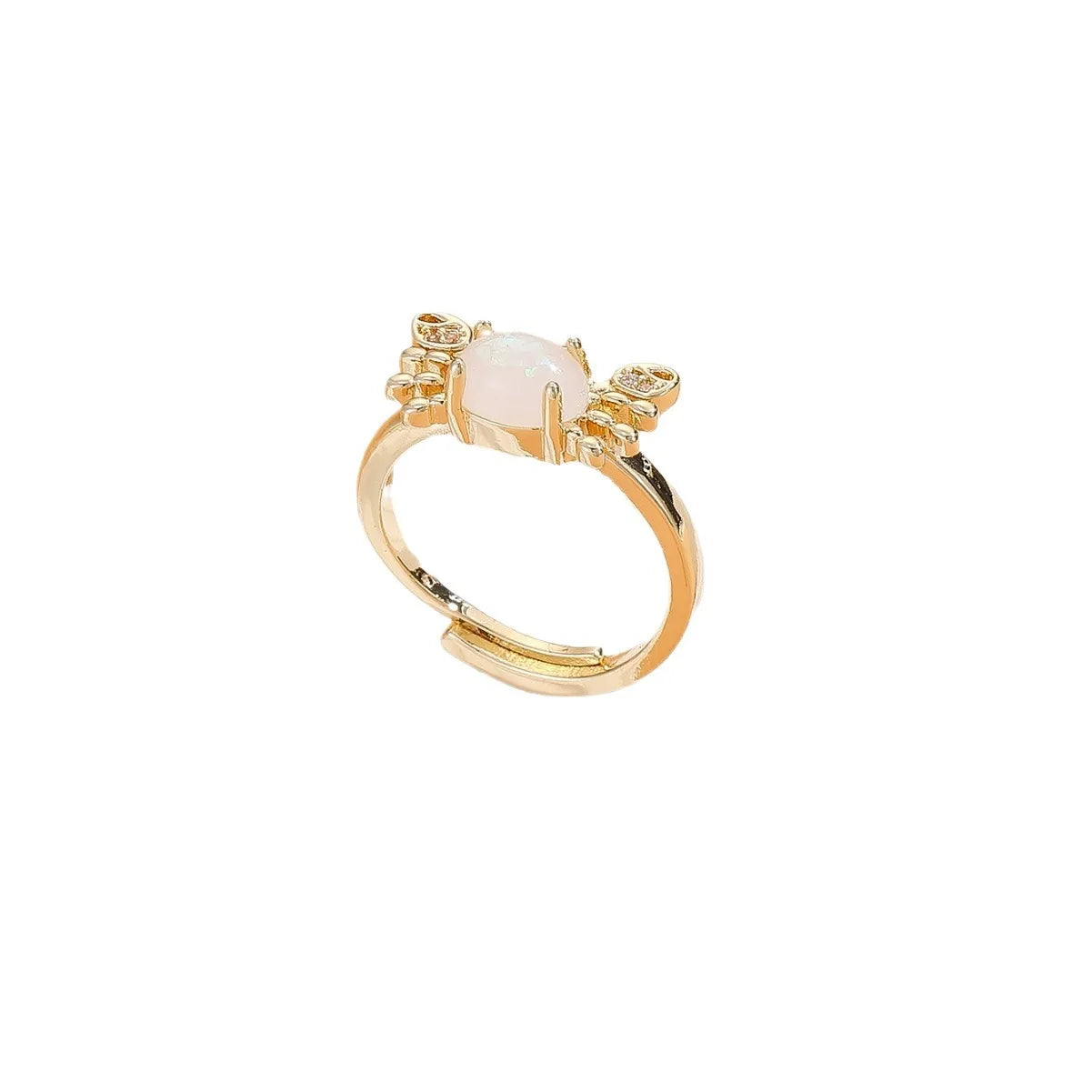 Crab Buddy I Moonstone Ring