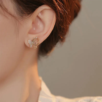 Corvina | Butterfly Zircon Earrings
