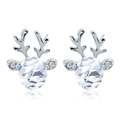 Aureline | Reindeer Crystal Earrings