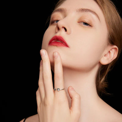 Carmelle | Paw Heart Ring