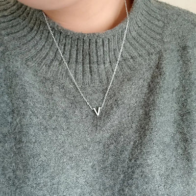 Julenne | Alphabet Pendant Necklace