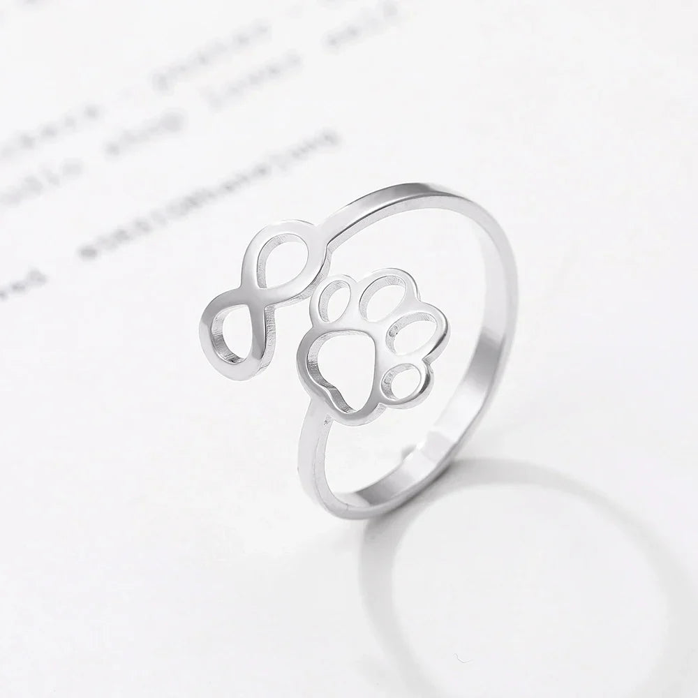 Leontine | Infinity Paw Ring