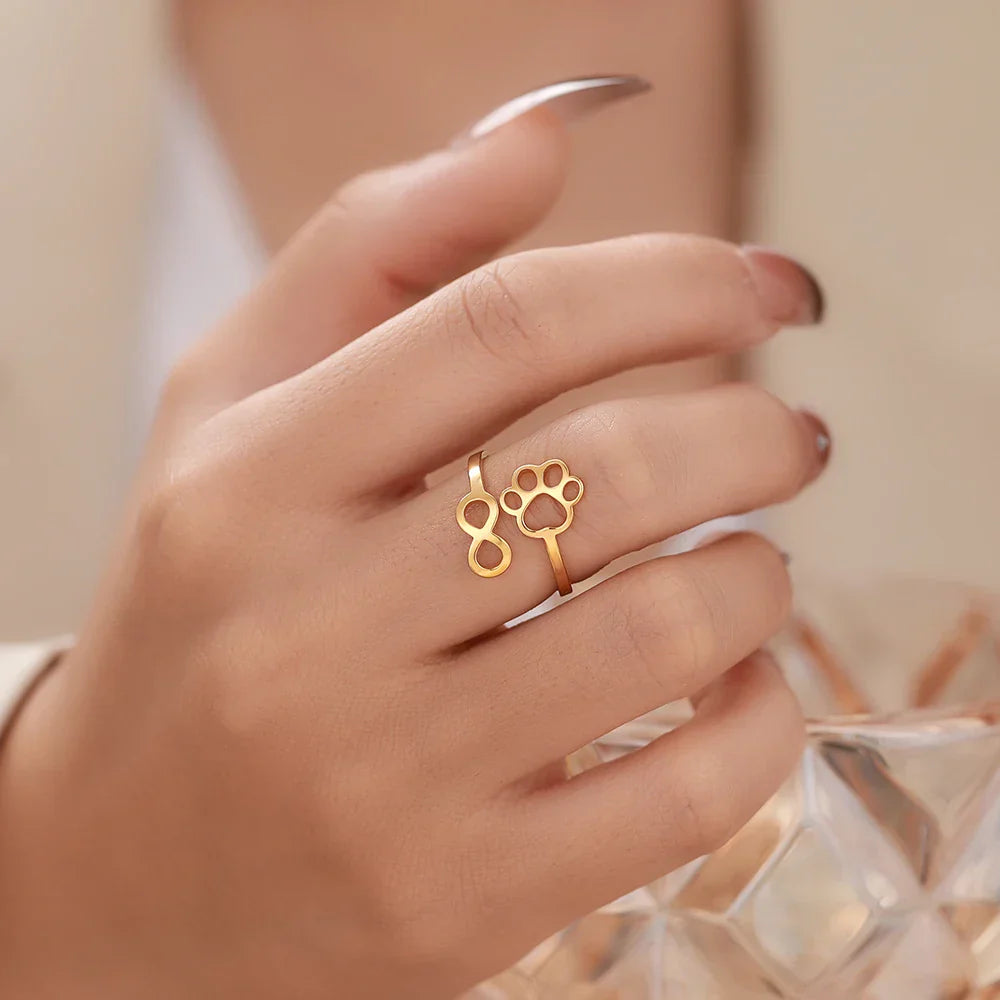 Leontine | Infinity Paw Ring