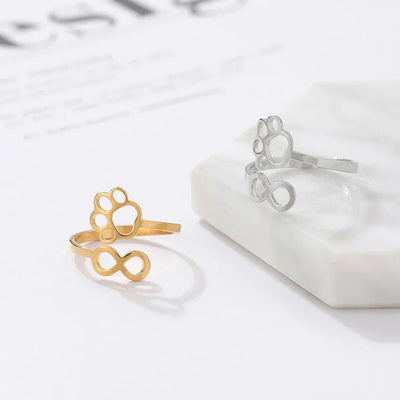 Leontine | Infinity Paw Ring