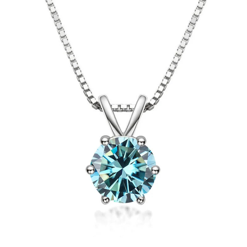 Meliora | Moissanite Solitaire Necklace