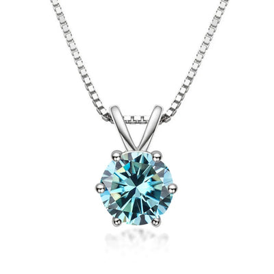 Meliora | Moissanite Solitaire Necklace