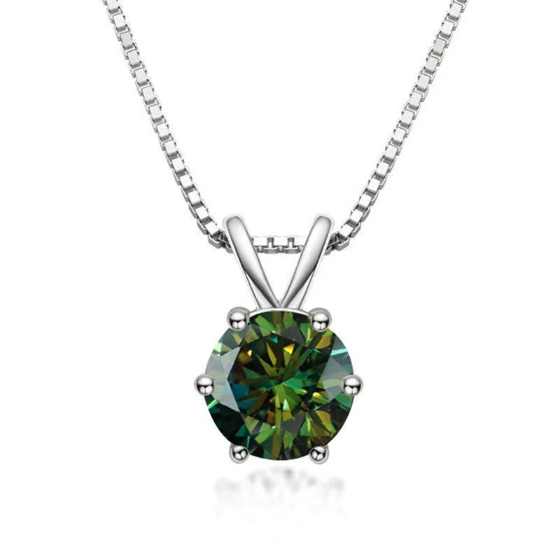 Meliora | Moissanite Solitaire Necklace