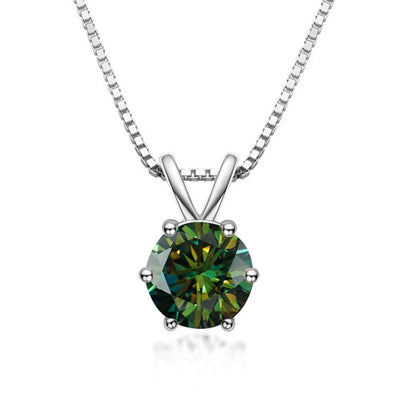Meliora | Moissanite Solitaire Necklace