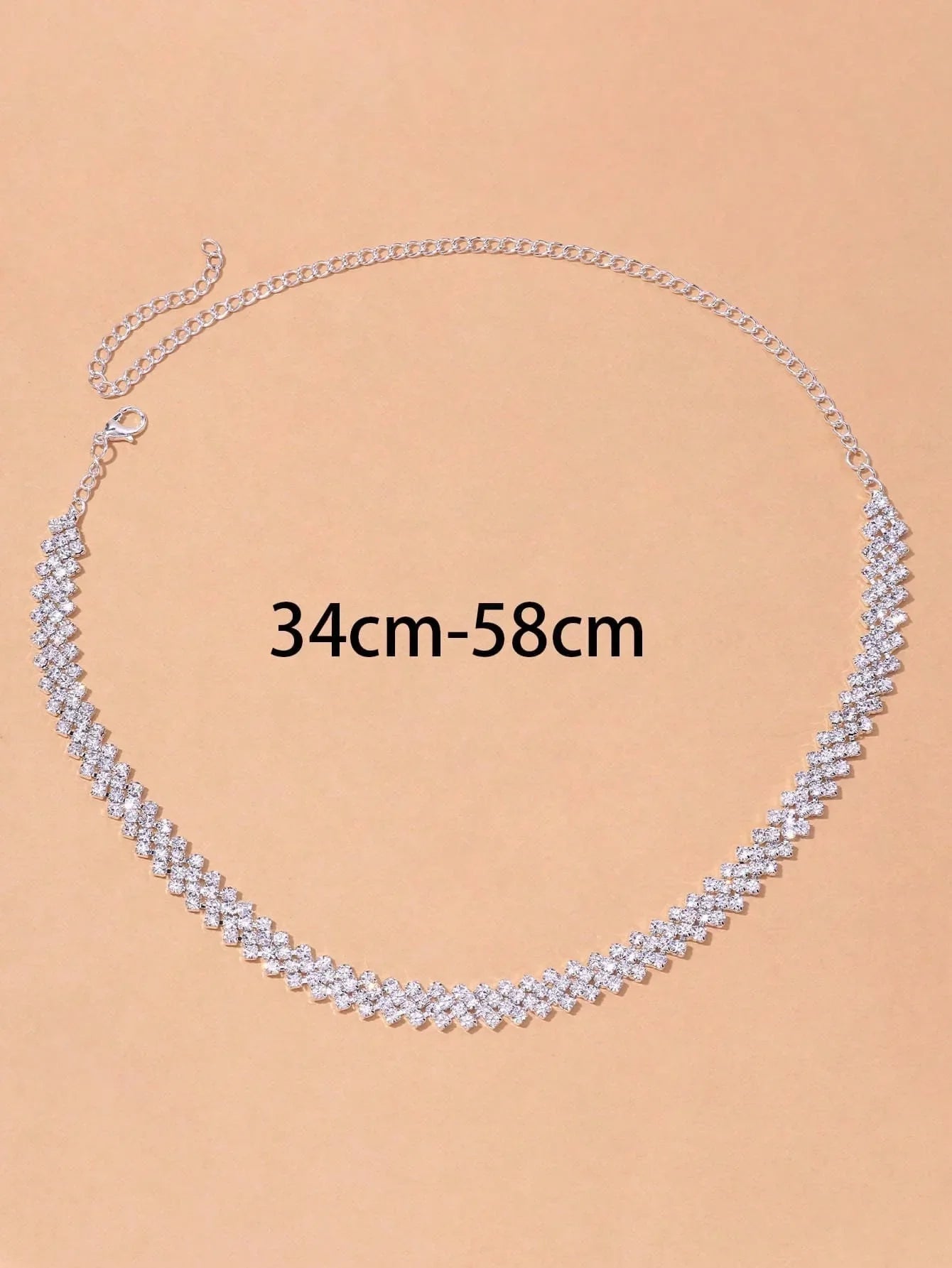 Liora | Rhinestone Collar Necklace