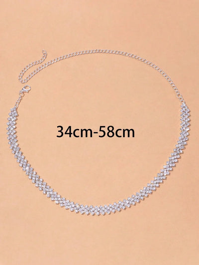 Liora | Rhinestone Collar Necklace