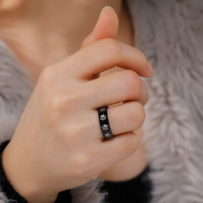 Juliette | Steel Paw Ring