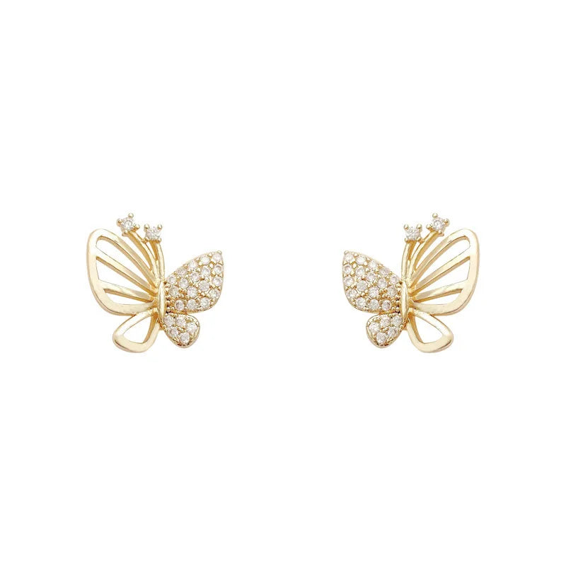 Corvina | Butterfly Zircon Earrings
