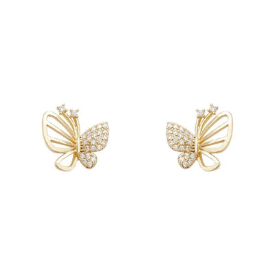 Corvina | Butterfly Zircon Earrings