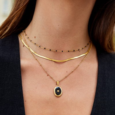 Carmine | Snake Chain Necklace