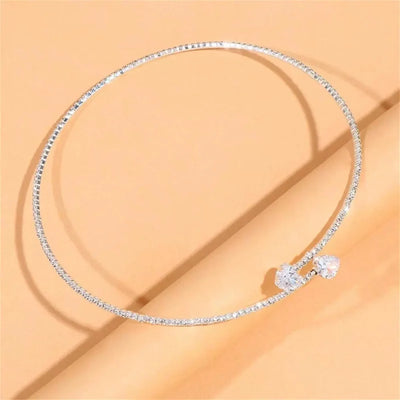 Sylphine | Heart Choker Necklace