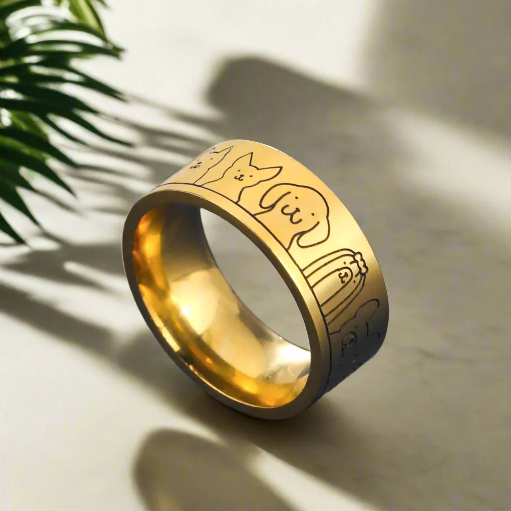 Evelora | Wide Dog Ring