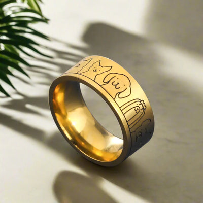 Evelora | Wide Dog Ring