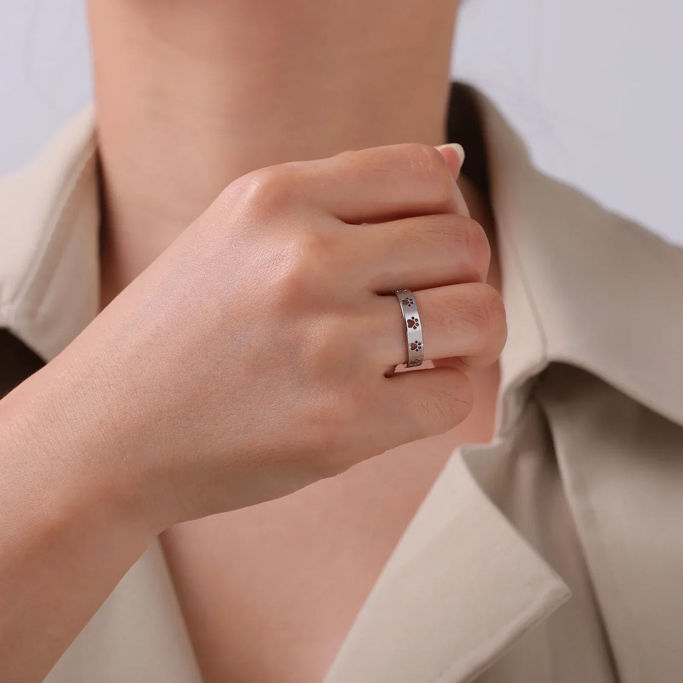 Amaris | Gold Paw Ring