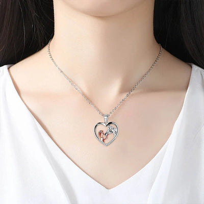 Mariette | Heart Horse Necklace