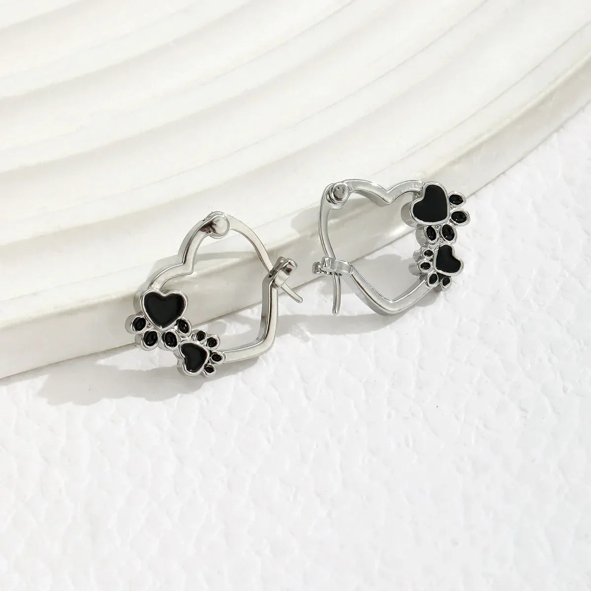 Emira | Paw Hoop Earrings