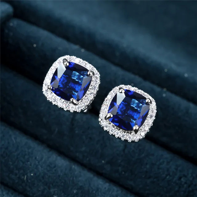 Saphina | Square Stud Earrings