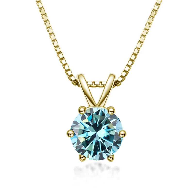 Meliora | Moissanite Solitaire Necklace