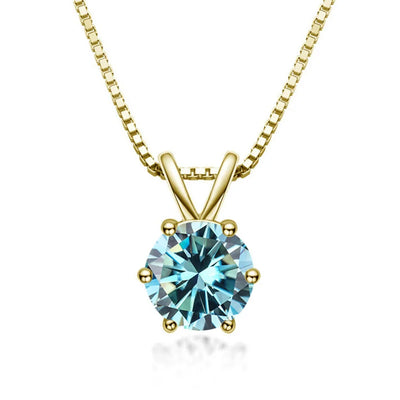 Meliora | Moissanite Solitaire Necklace