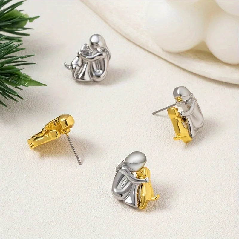 Clarisse | Gold Dog Lover Earrings
