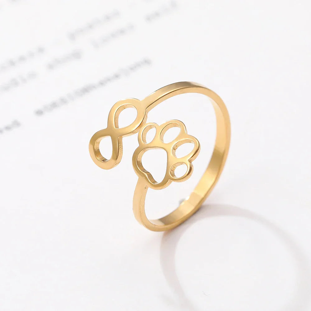 Leontine | Infinity Paw Ring