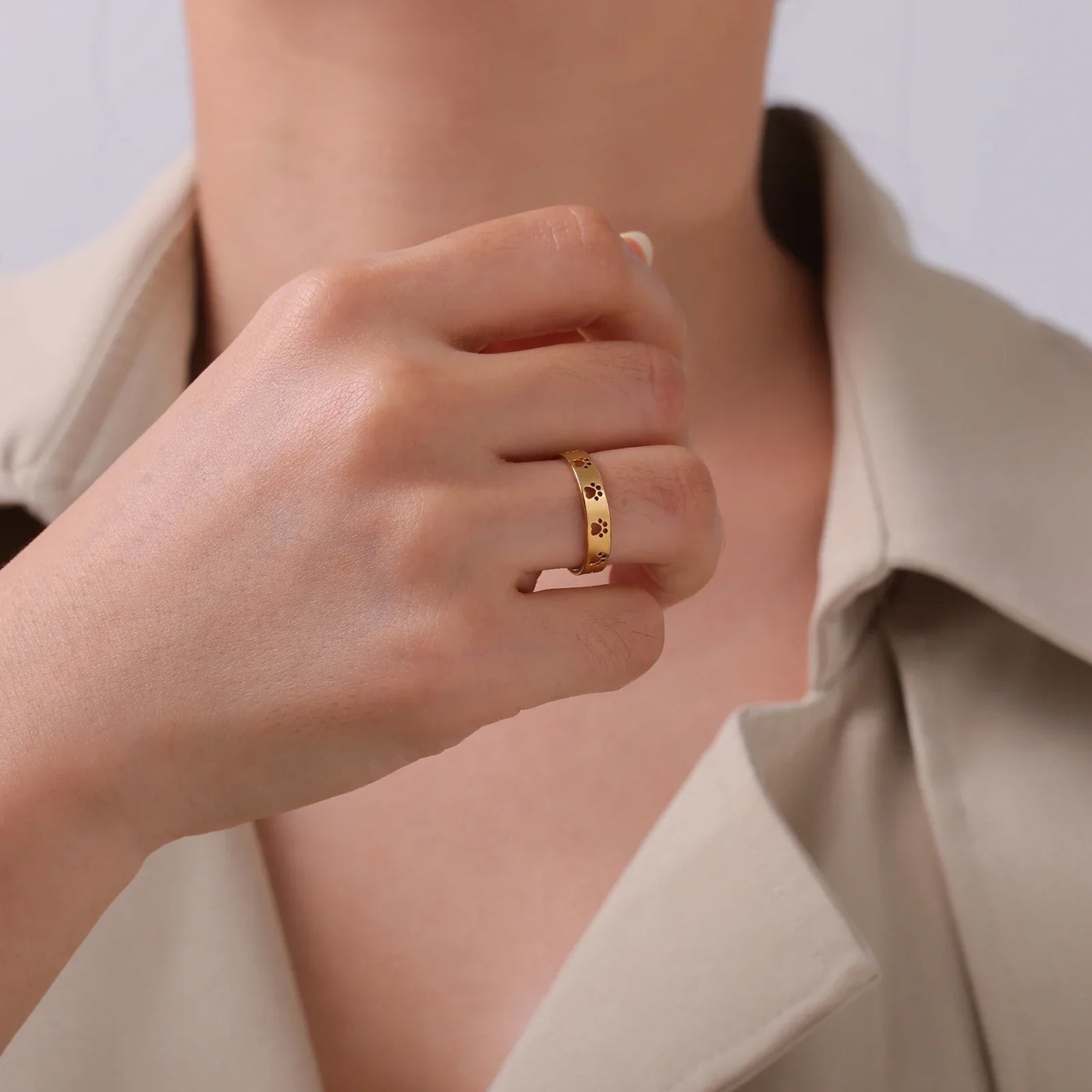 Amaris | Gold Paw Ring