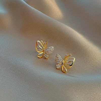 Corvina | Butterfly Zircon Earrings