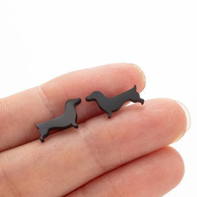Ardelle | Dachshund Stud Earrings