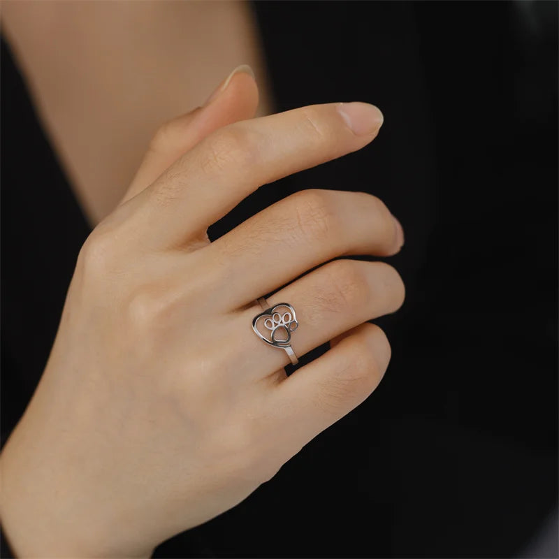 Lorisse | Stainless Paw Ring